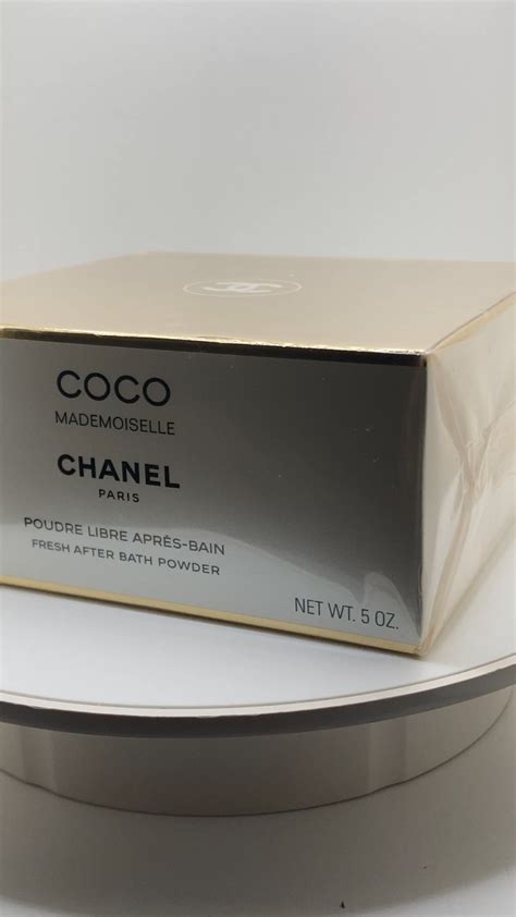 chanel mademoiselle after bath powder|chanel coco mademoiselle dusting powder.